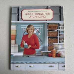 Vintage 2001 Martha Stewart Good Things For Organizing Softcover Book
